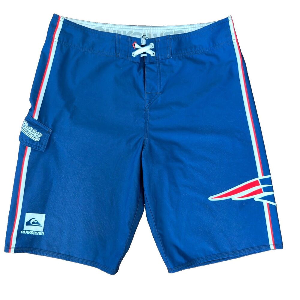 Quiksilver New England Patriots NFL Board Shorts Men’s 34 Swim Trunks 2012
